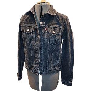 Levi's Women's Washed Black Classic Denim Jacket
